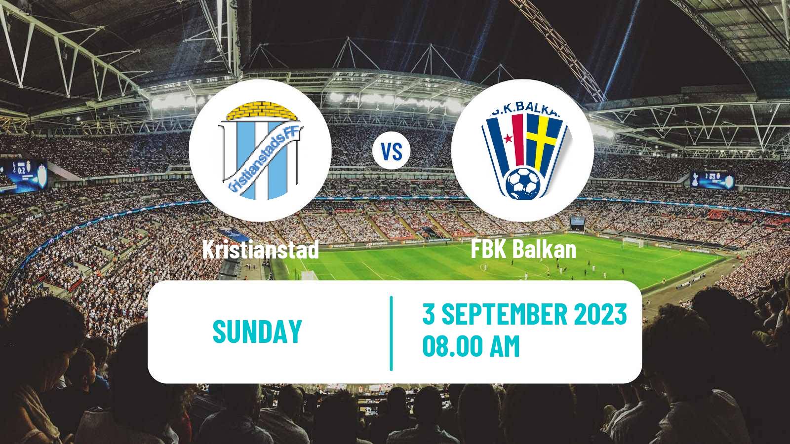 Soccer Swedish Division 2 - Södra Götaland Kristianstad - Balkan