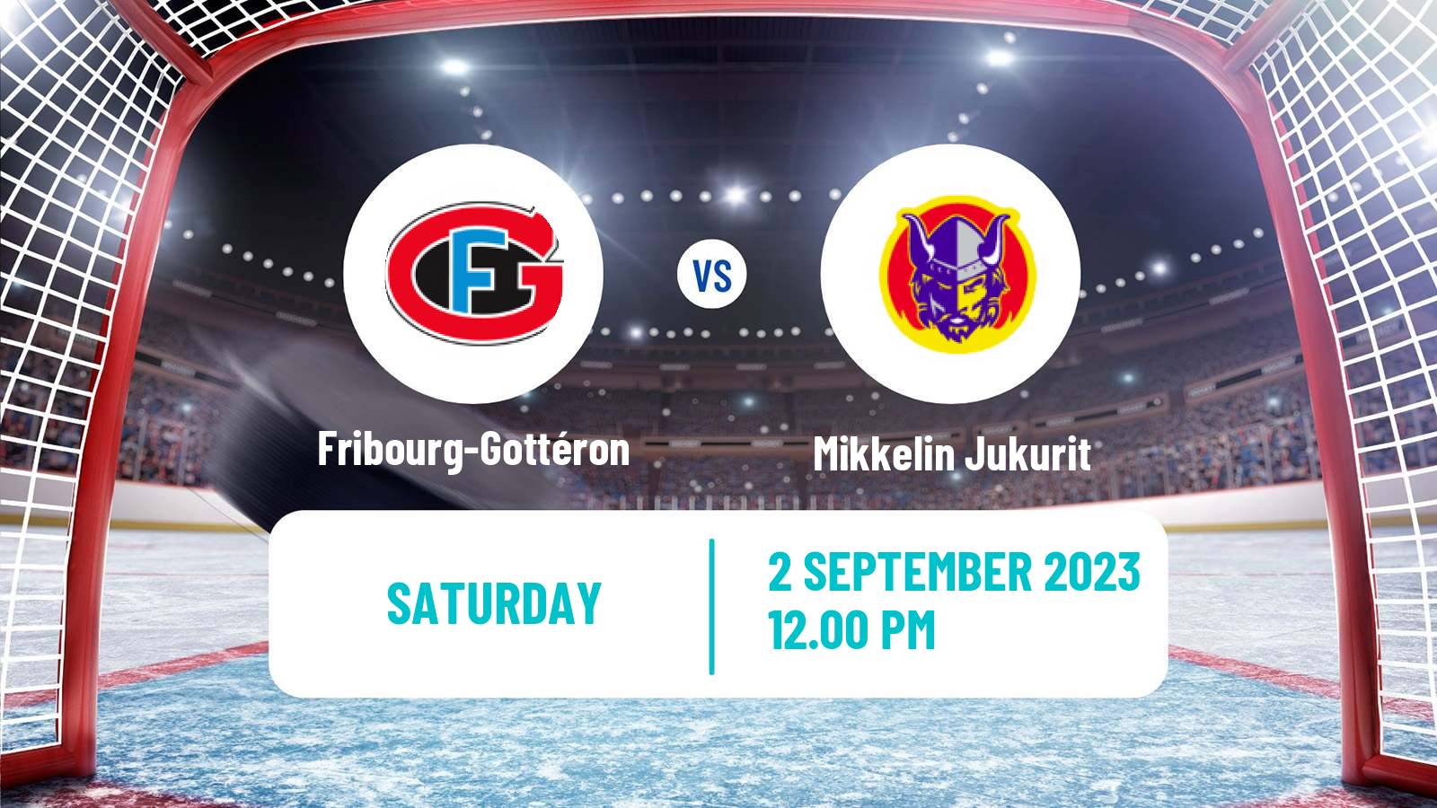 Hockey Club Friendly Ice Hockey Fribourg-Gottéron - Mikkelin Jukurit