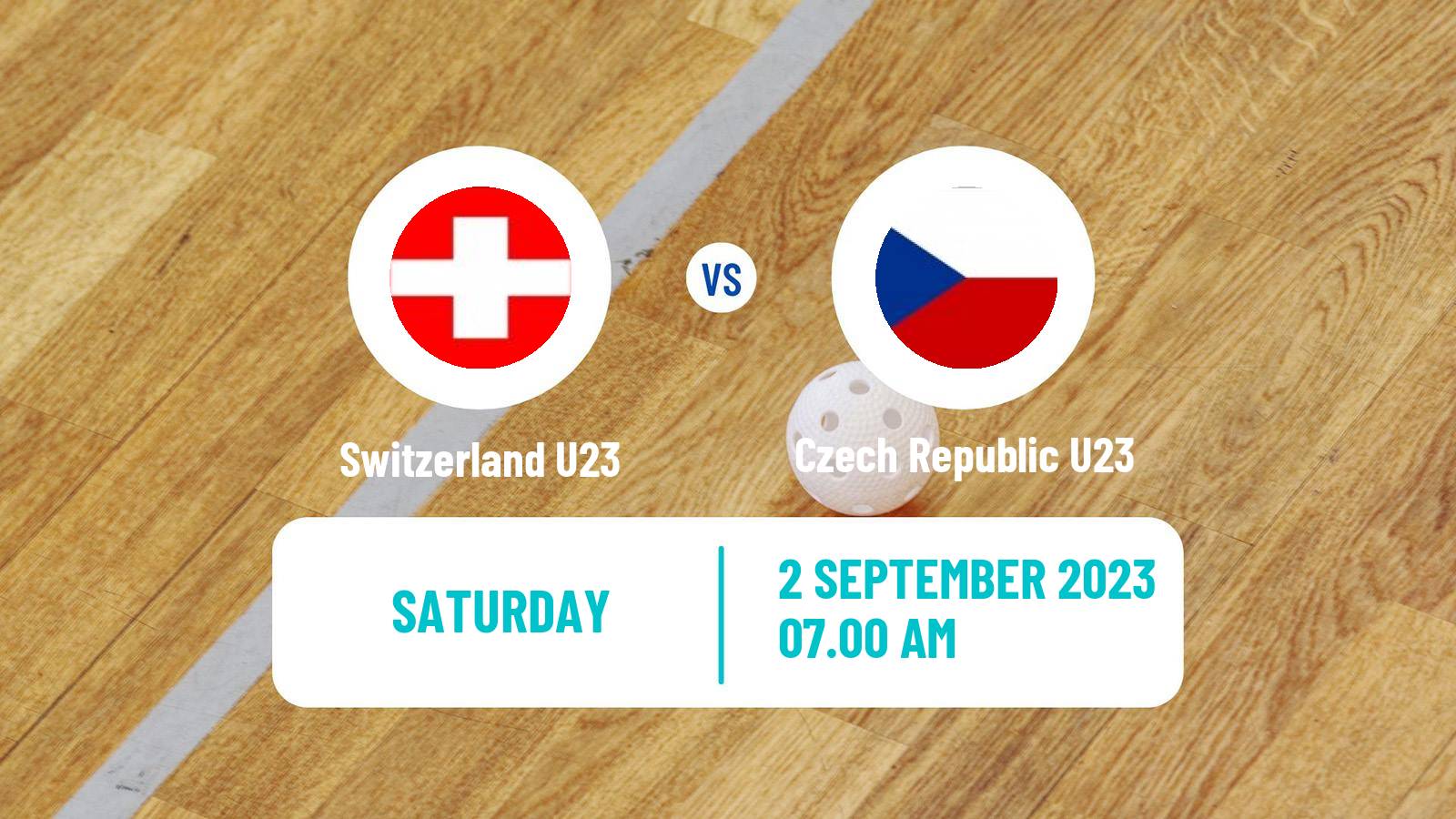 Floorball Friendly International Floorball Switzerland U23 - Czech Republic U23