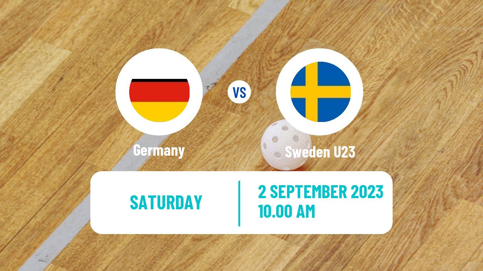 Floorball Friendly International Floorball Germany - Sweden U23