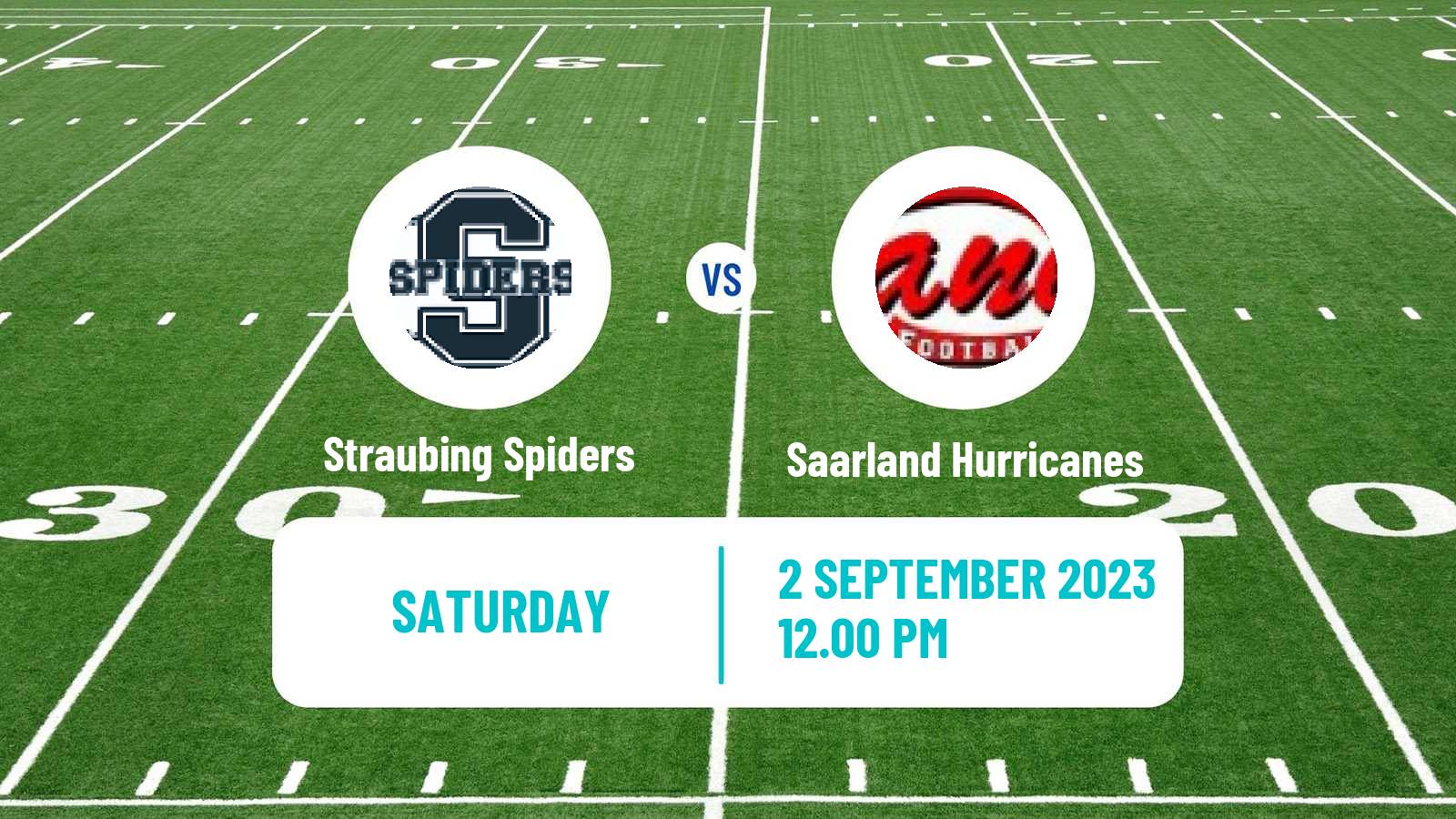 American football German GFL Straubing Spiders - Saarland Hurricanes