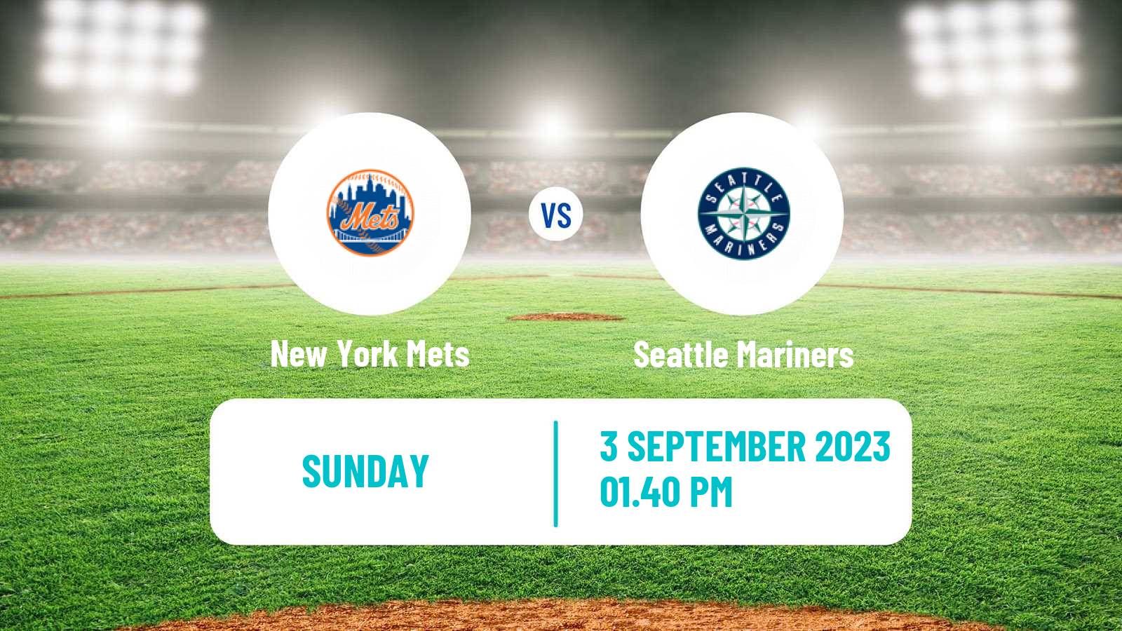 Baseball MLB New York Mets - Seattle Mariners