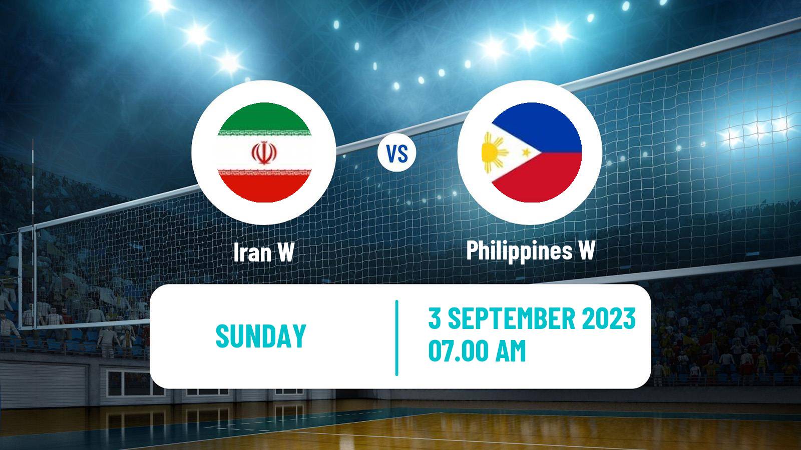 Volleyball Asian Championship Volleyball Women Iran W - Philippines W