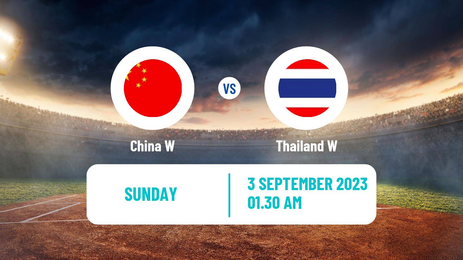 Cricket ICC World Twenty20 Women China W - Thailand W