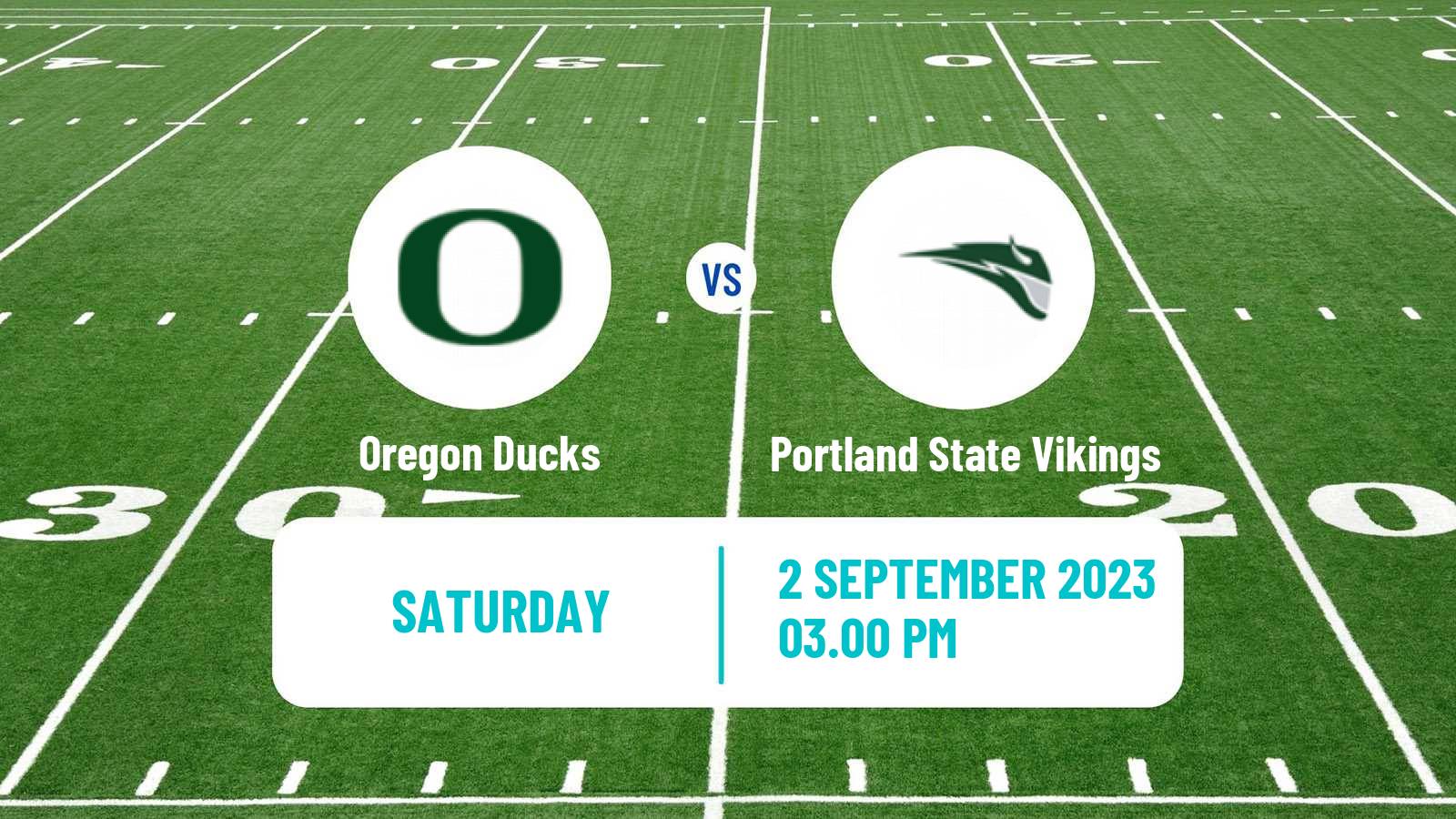 American football NCAA College Football Oregon Ducks - Portland State Vikings