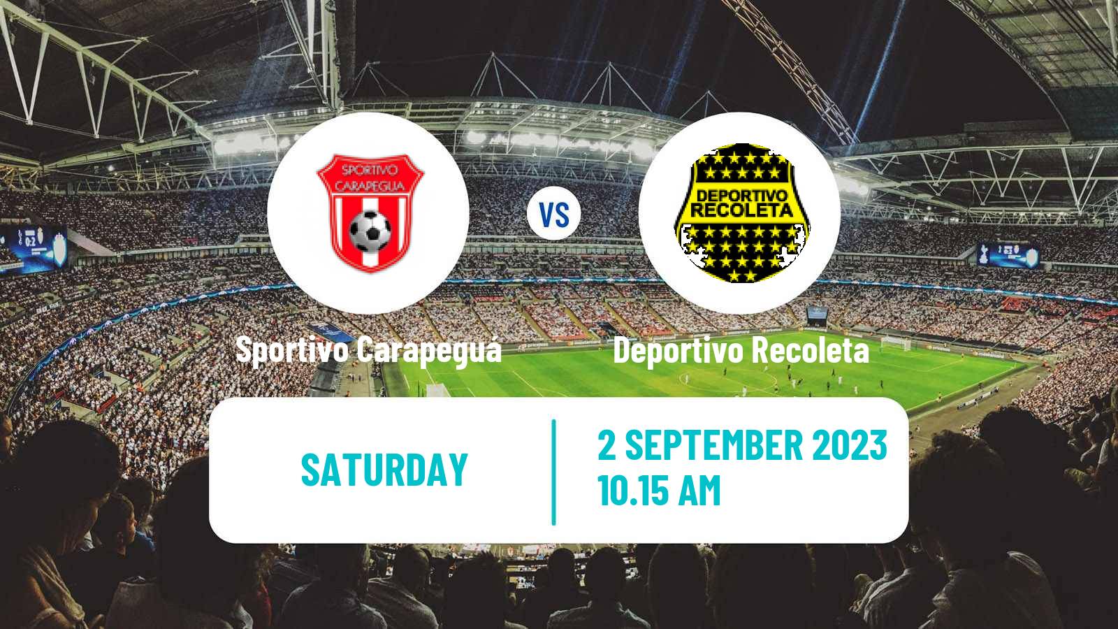 Soccer Paraguayan Division Intermedia Sportivo Carapeguá - Deportivo Recoleta