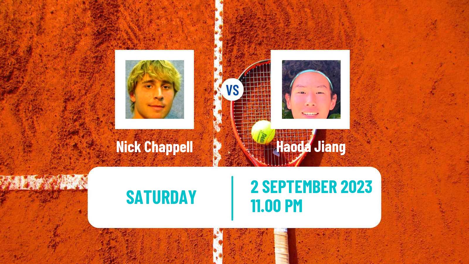 Tennis Shanghai Challenger Men Nick Chappell - Haoda Jiang