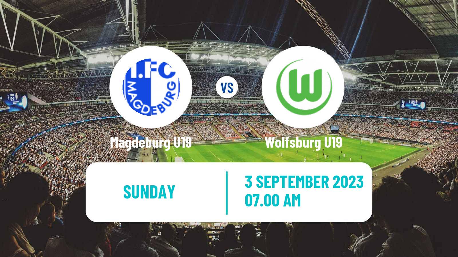 Soccer German DFB Junioren Pokal Magdeburg U19 - Wolfsburg U19