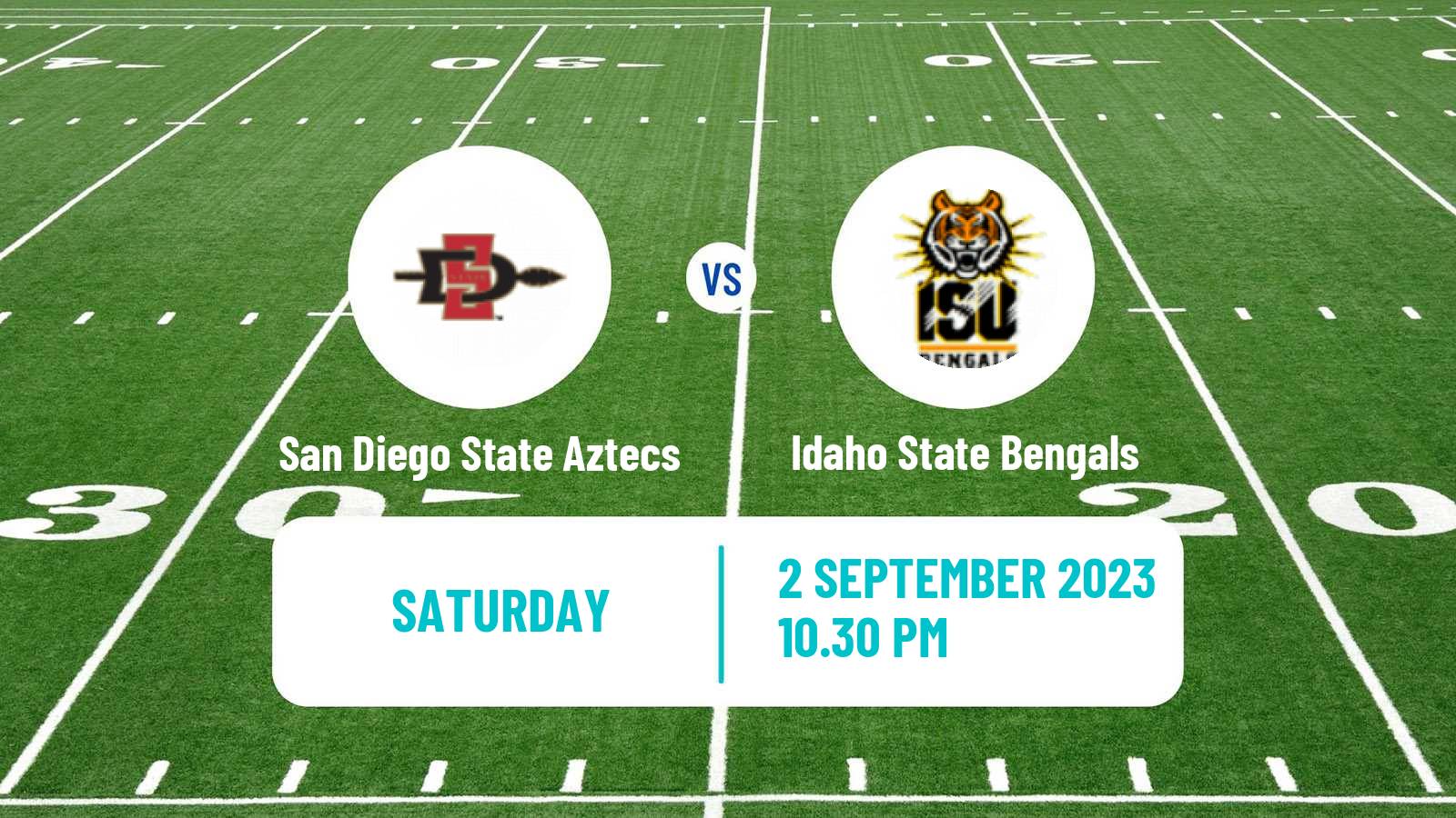 American football NCAA College Football San Diego State Aztecs - Idaho State Bengals