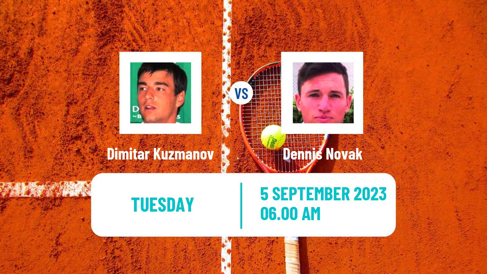 Tennis Tulln Challenger Men Dimitar Kuzmanov - Dennis Novak