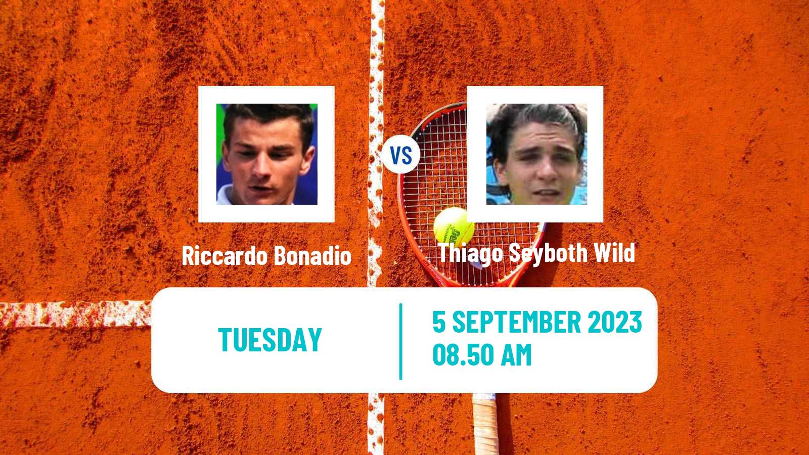 Tennis Genova Challenger Men Riccardo Bonadio - Thiago Seyboth Wild