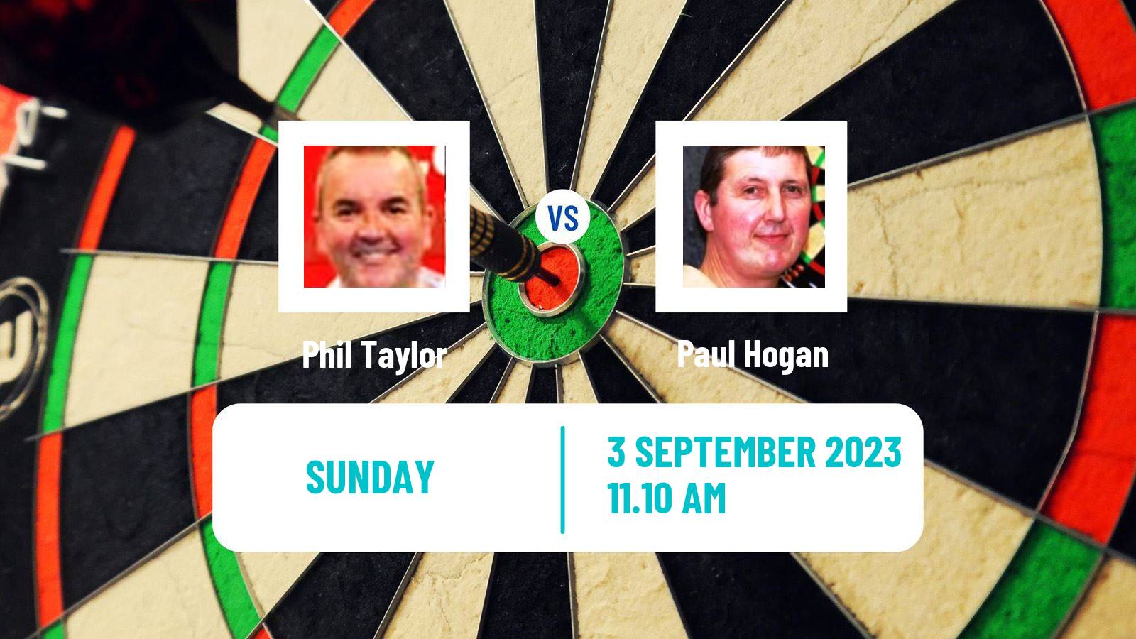 Darts World Seniors Matchplay Phil Taylor - Paul Hogan