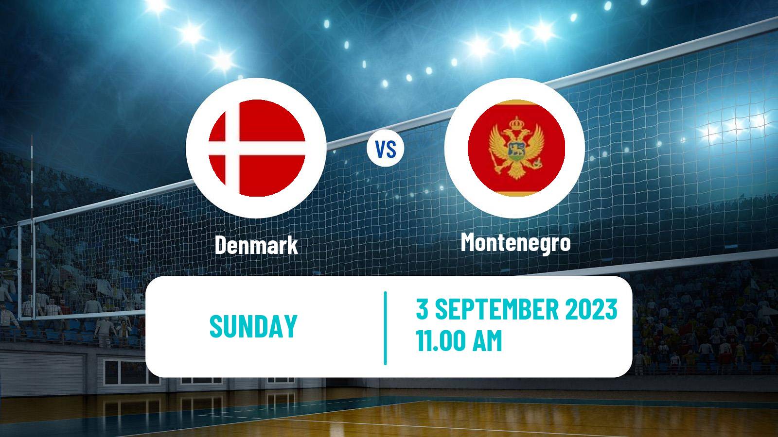 Volleyball European Championships Volleyball Denmark - Montenegro