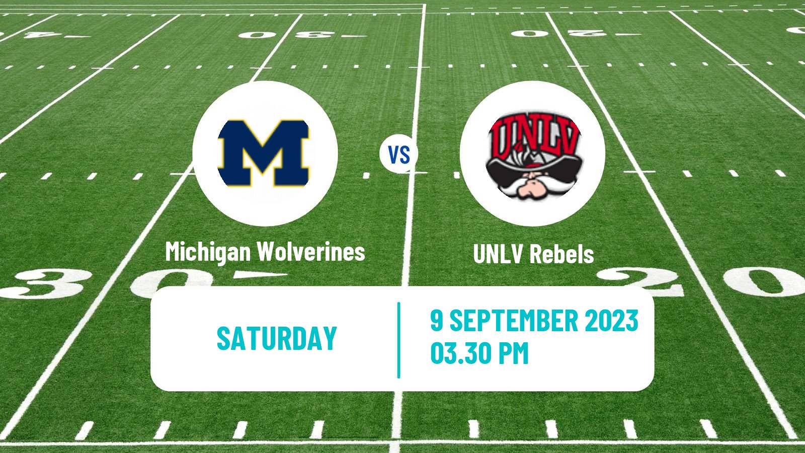 American football NCAA College Football Michigan Wolverines - UNLV Rebels