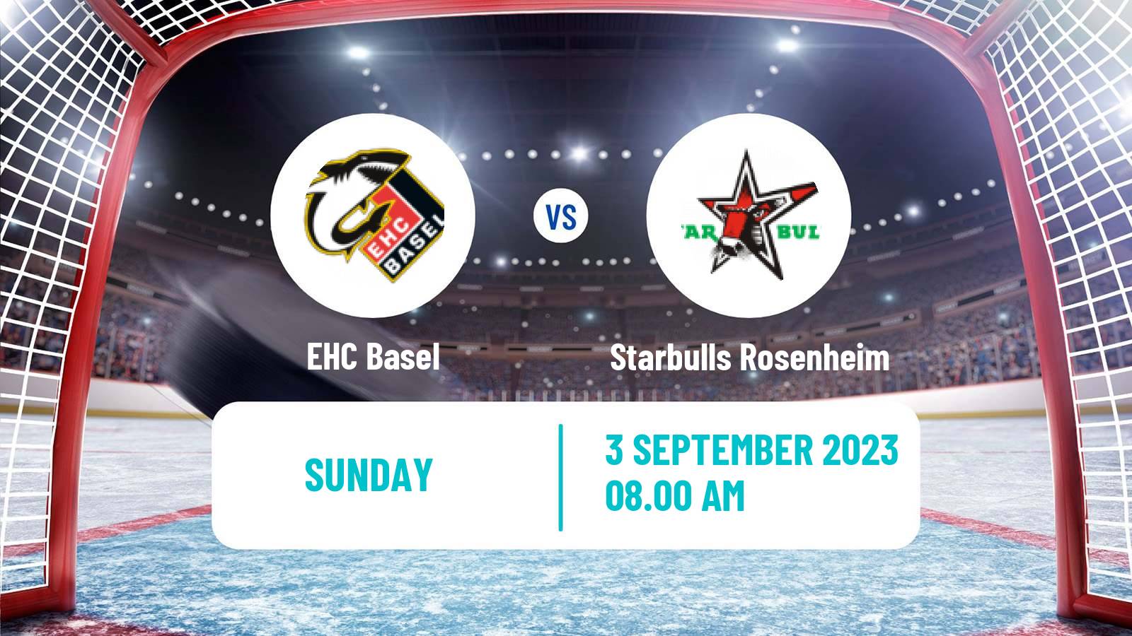 Hockey Club Friendly Ice Hockey EHC Basel - Starbulls Rosenheim