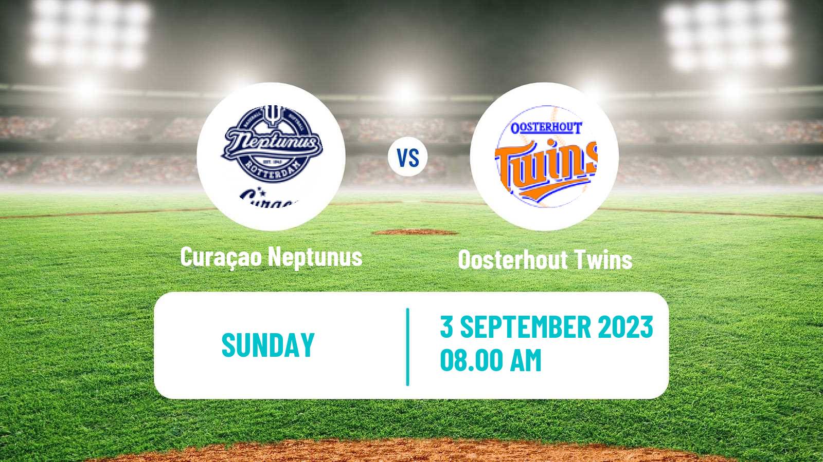 Baseball Dutch Hoofdklasse Baseball Curaçao Neptunus - Oosterhout Twins
