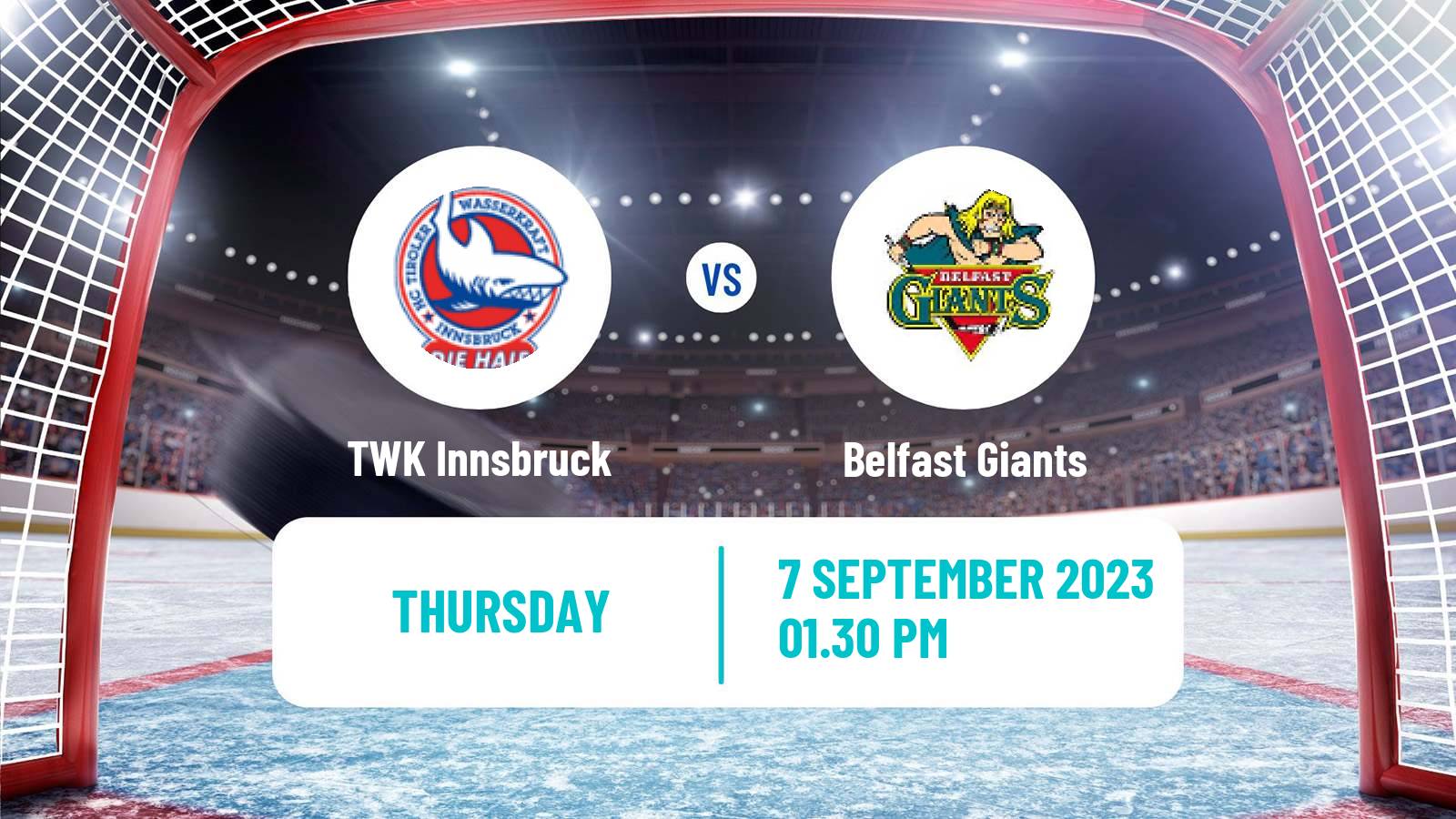 Hockey Champions League Ice Hockey TWK Innsbruck - Belfast Giants