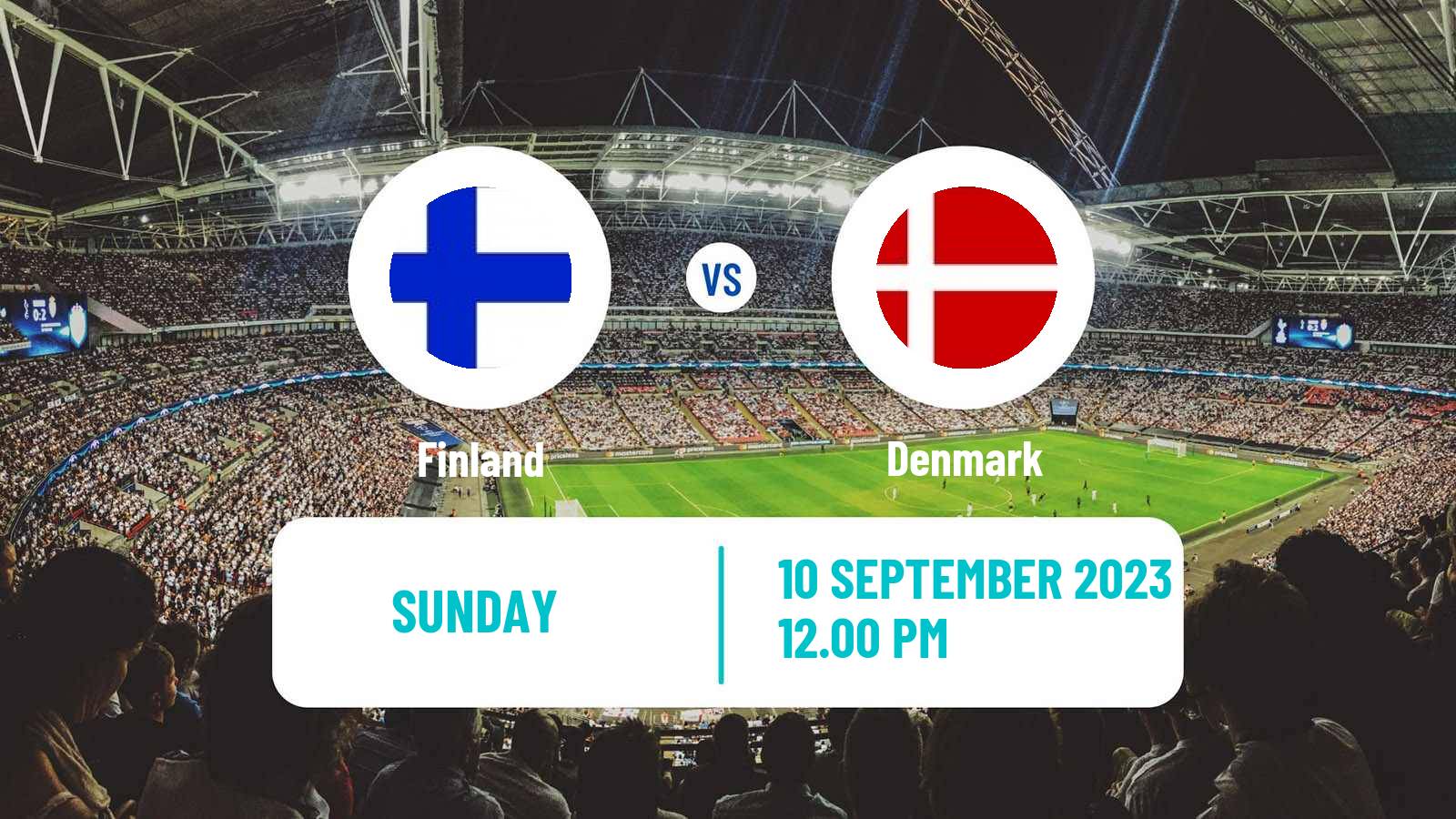 Soccer UEFA Euro Finland - Denmark