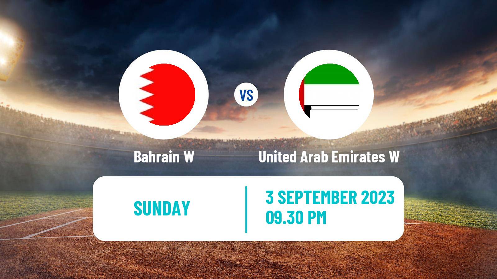 Cricket ICC World Twenty20 Women Bahrain W - United Arab Emirates W