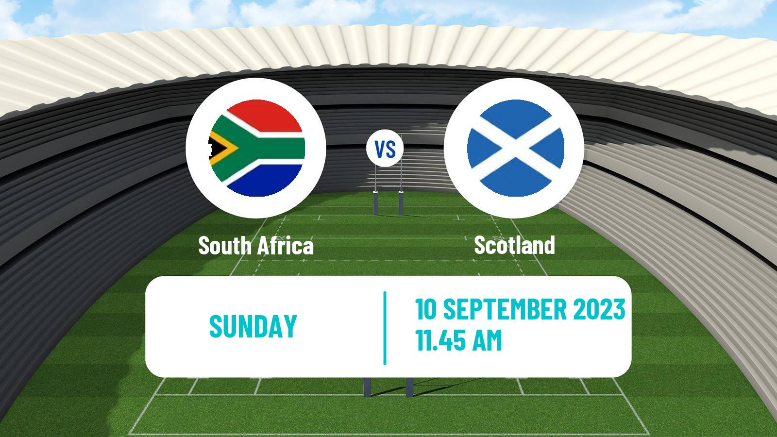 Rugby union Rugby World Cup South Africa - Scotland