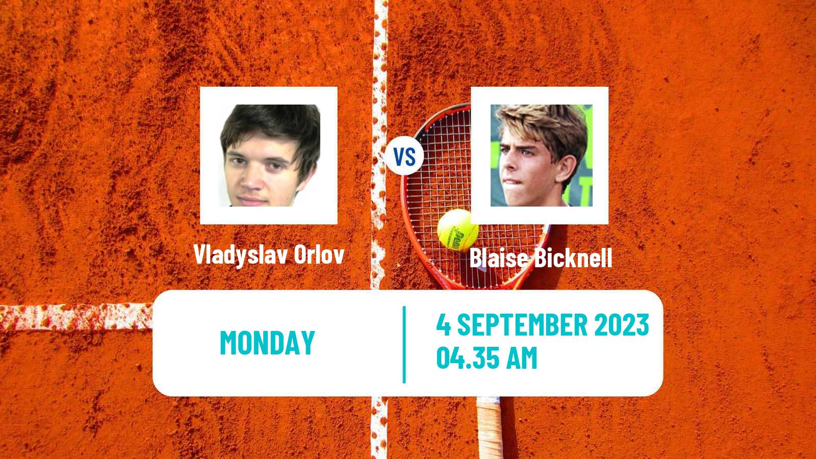 Tennis Istanbul Challenger Men Vladyslav Orlov - Blaise Bicknell