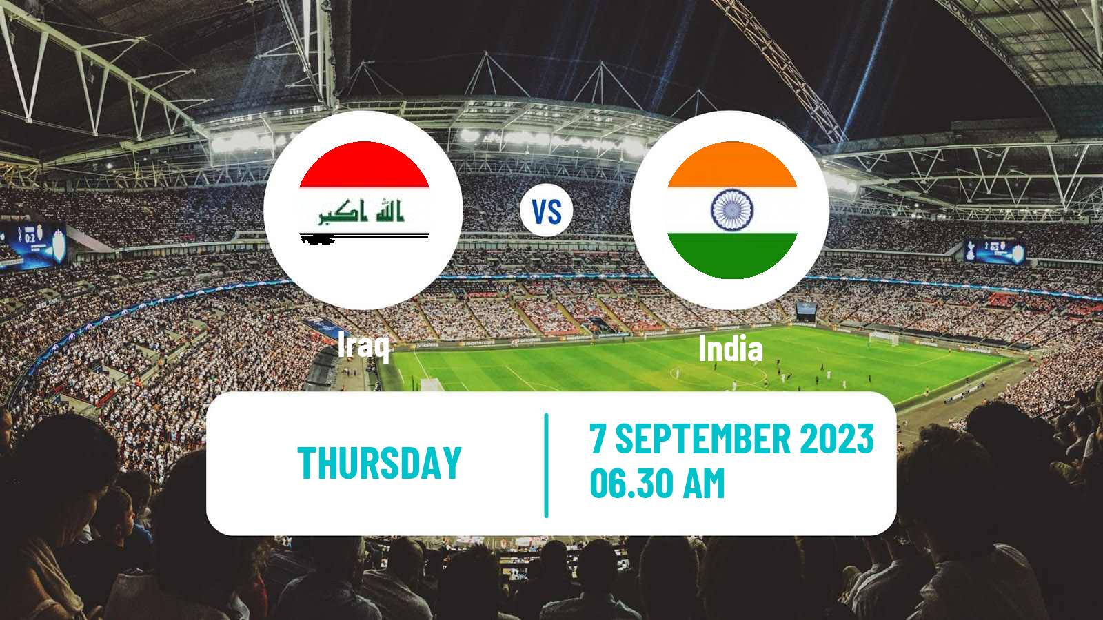 Soccer Kings Cup Thailand Iraq - India
