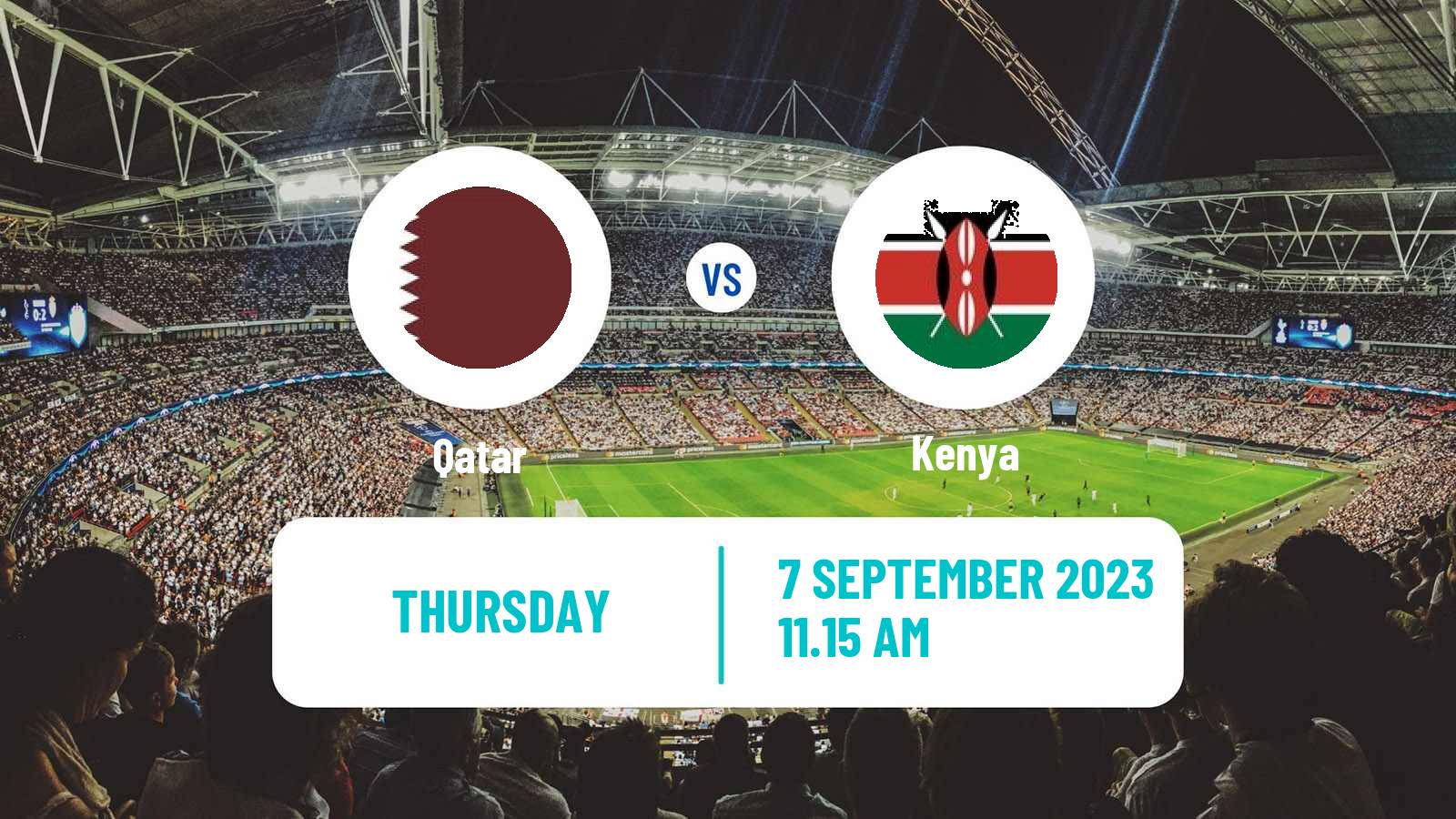 Soccer Friendly Qatar - Kenya