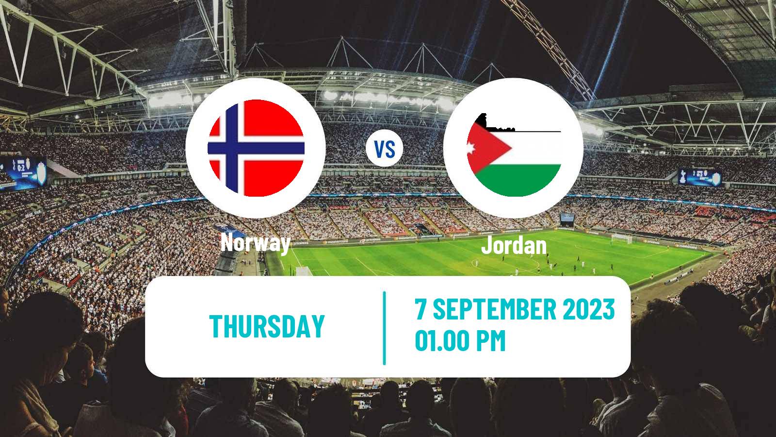 Soccer Friendly Norway - Jordan