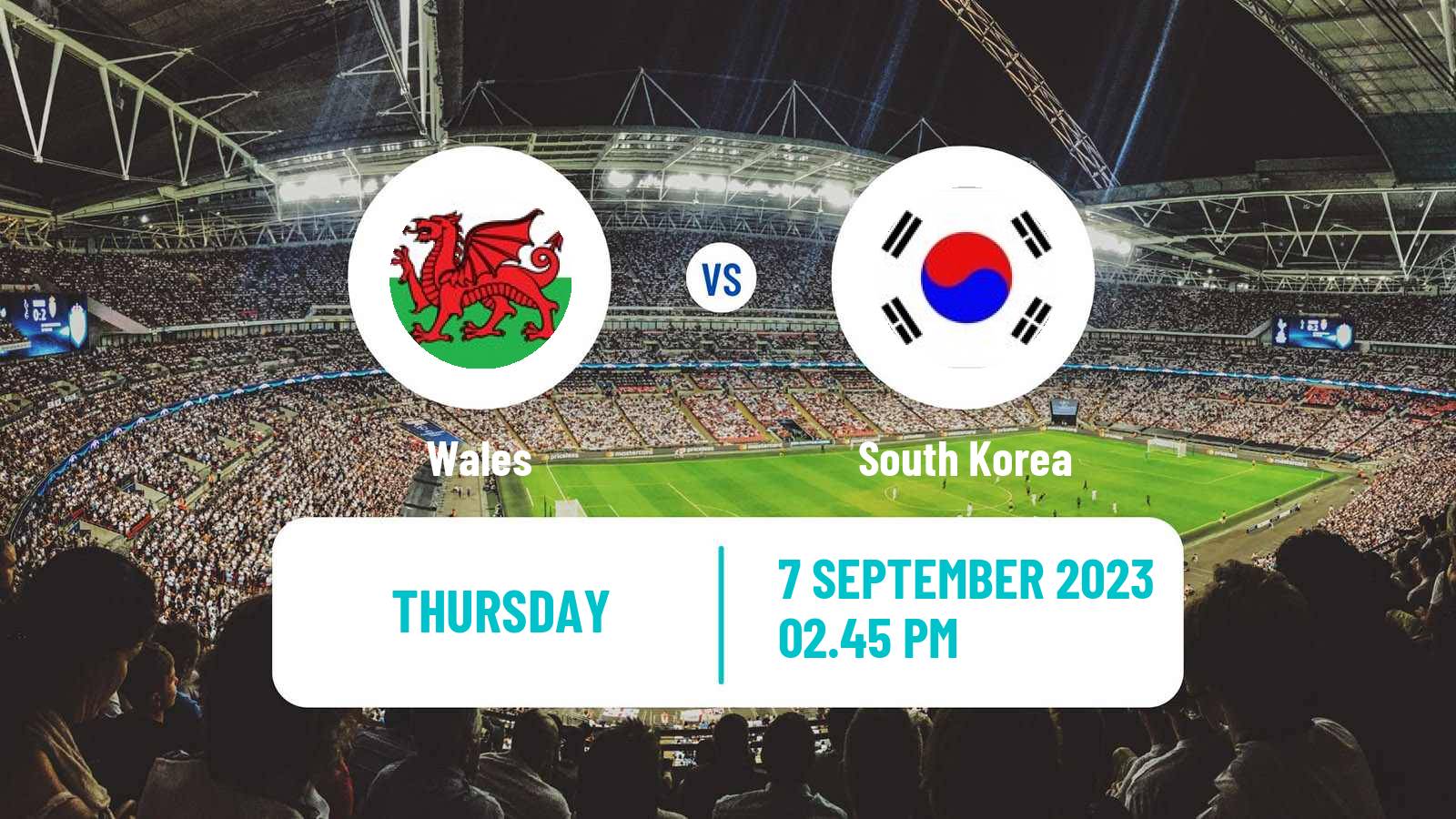 Soccer Friendly Wales - South Korea