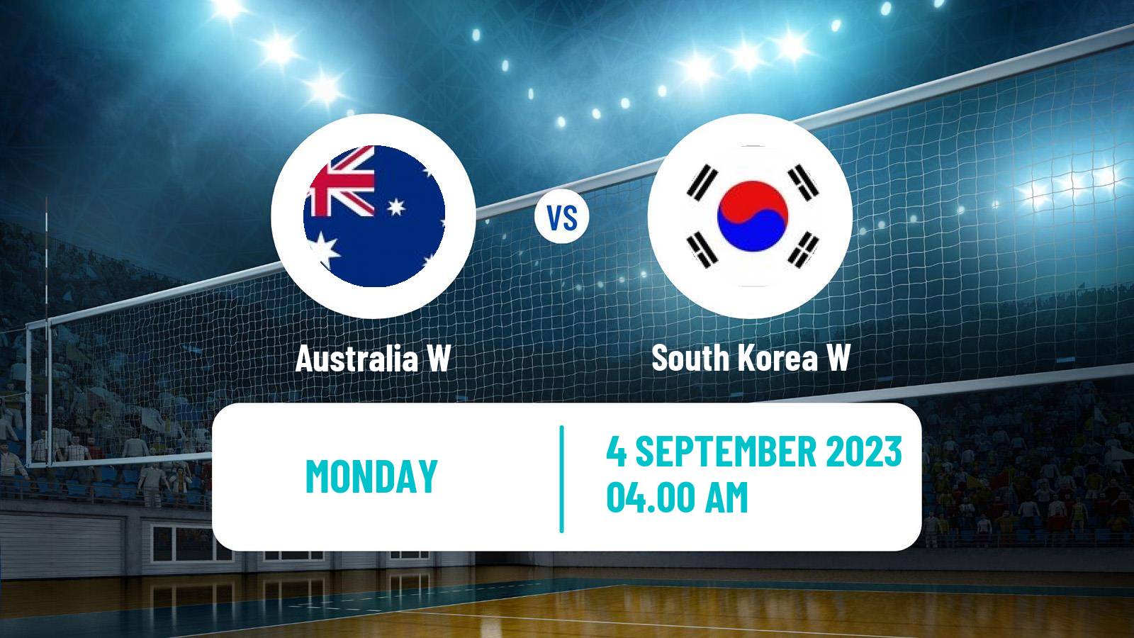 Volleyball Asian Championship Volleyball Women Australia W - South Korea W