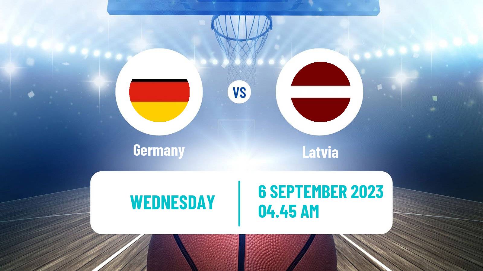 Basketball World Championship Basketball Germany - Latvia