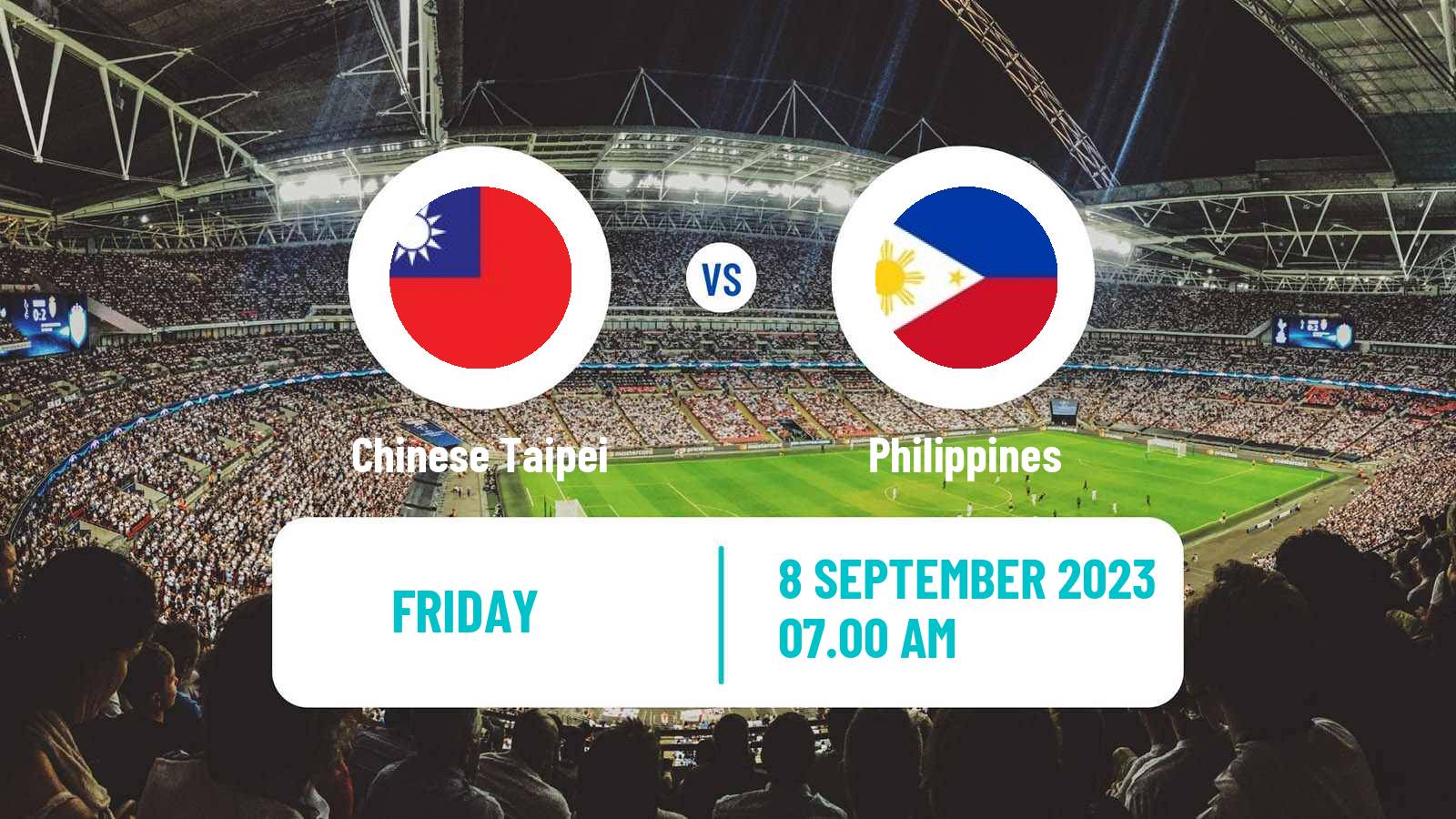 Soccer Friendly Chinese Taipei - Philippines