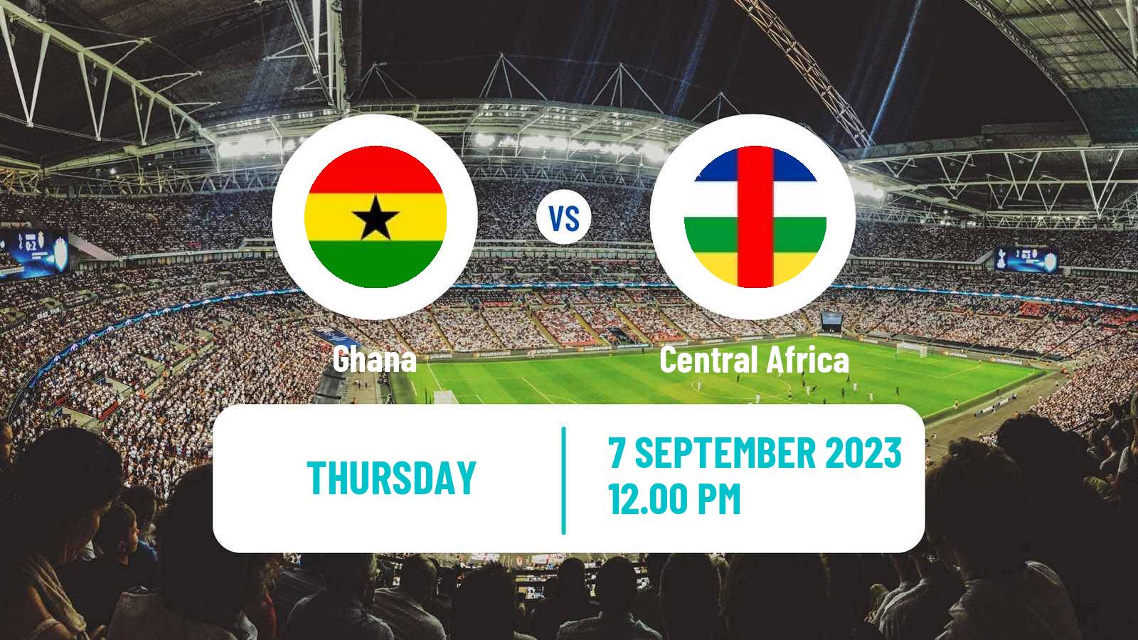 Soccer Africa Cup of Nations Ghana - Central Africa