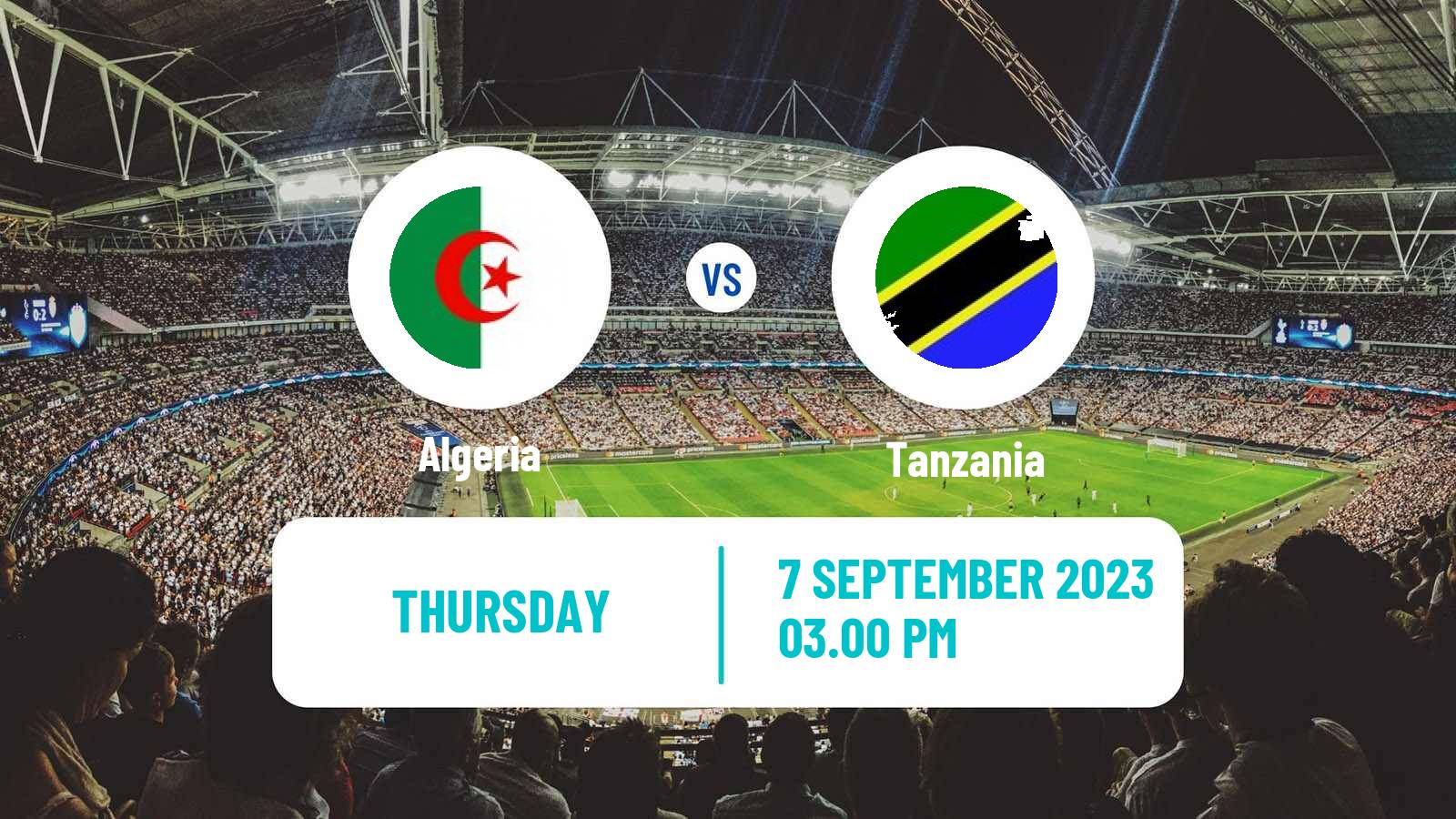 Soccer Africa Cup of Nations Algeria - Tanzania