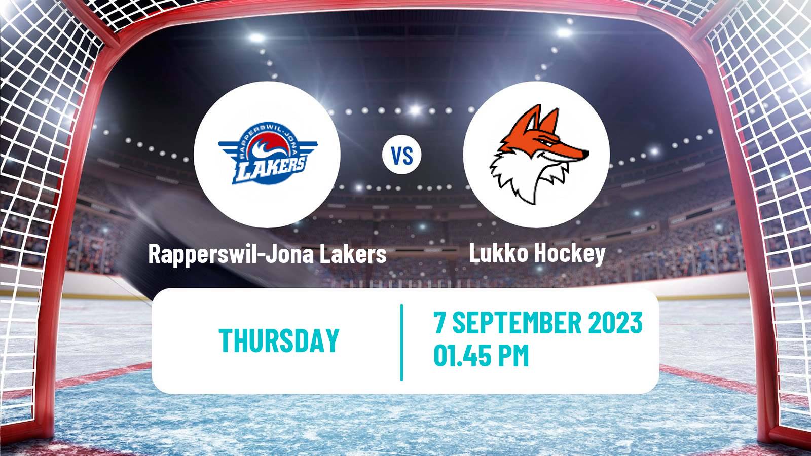 Hockey Champions League Ice Hockey Rapperswil-Jona Lakers - Lukko