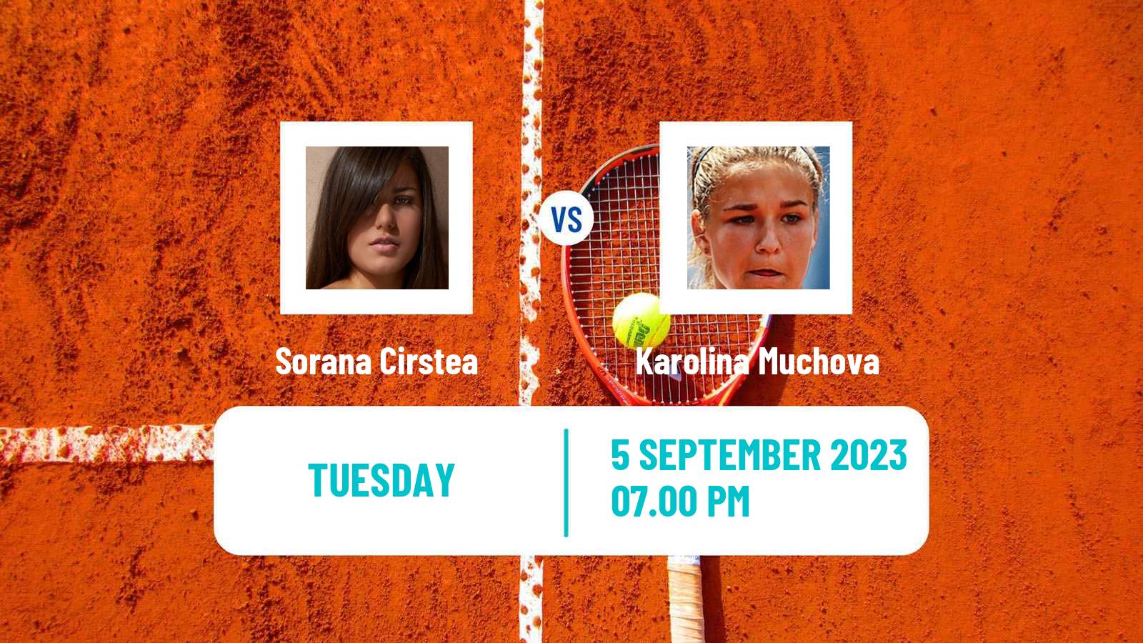 Tennis WTA US Open Sorana Cirstea - Karolina Muchova