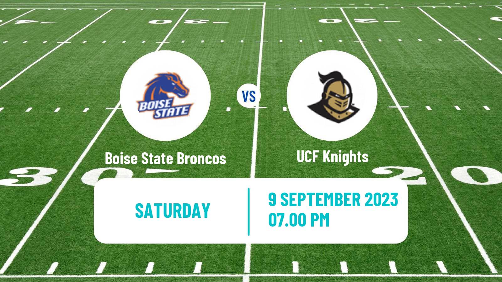 American football NCAA College Football Boise State Broncos - UCF Knights