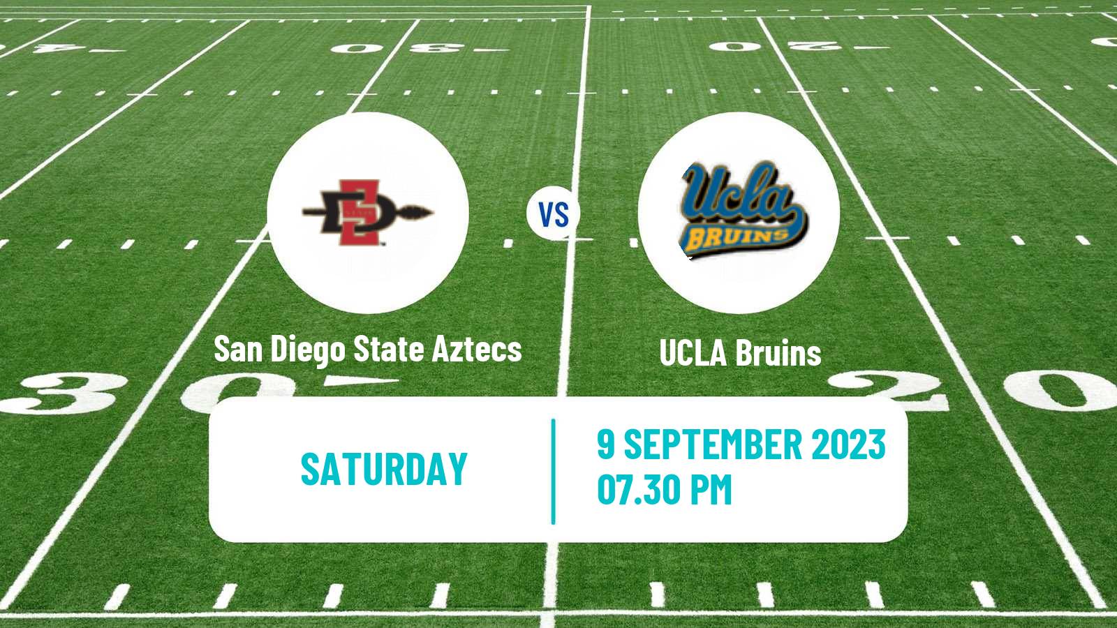 American football NCAA College Football San Diego State Aztecs - UCLA Bruins