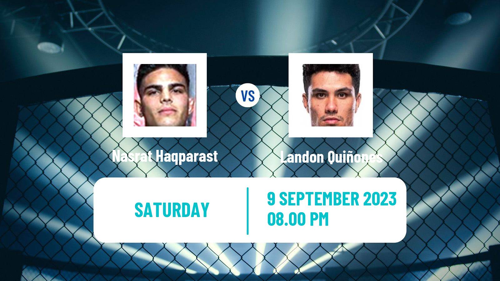 MMA Lightweight UFC Men Nasrat Haqparast - Landon Quiñones