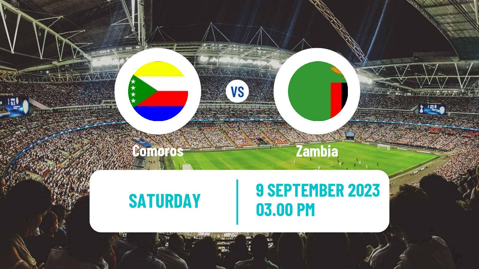 Soccer Africa Cup of Nations Comoros - Zambia