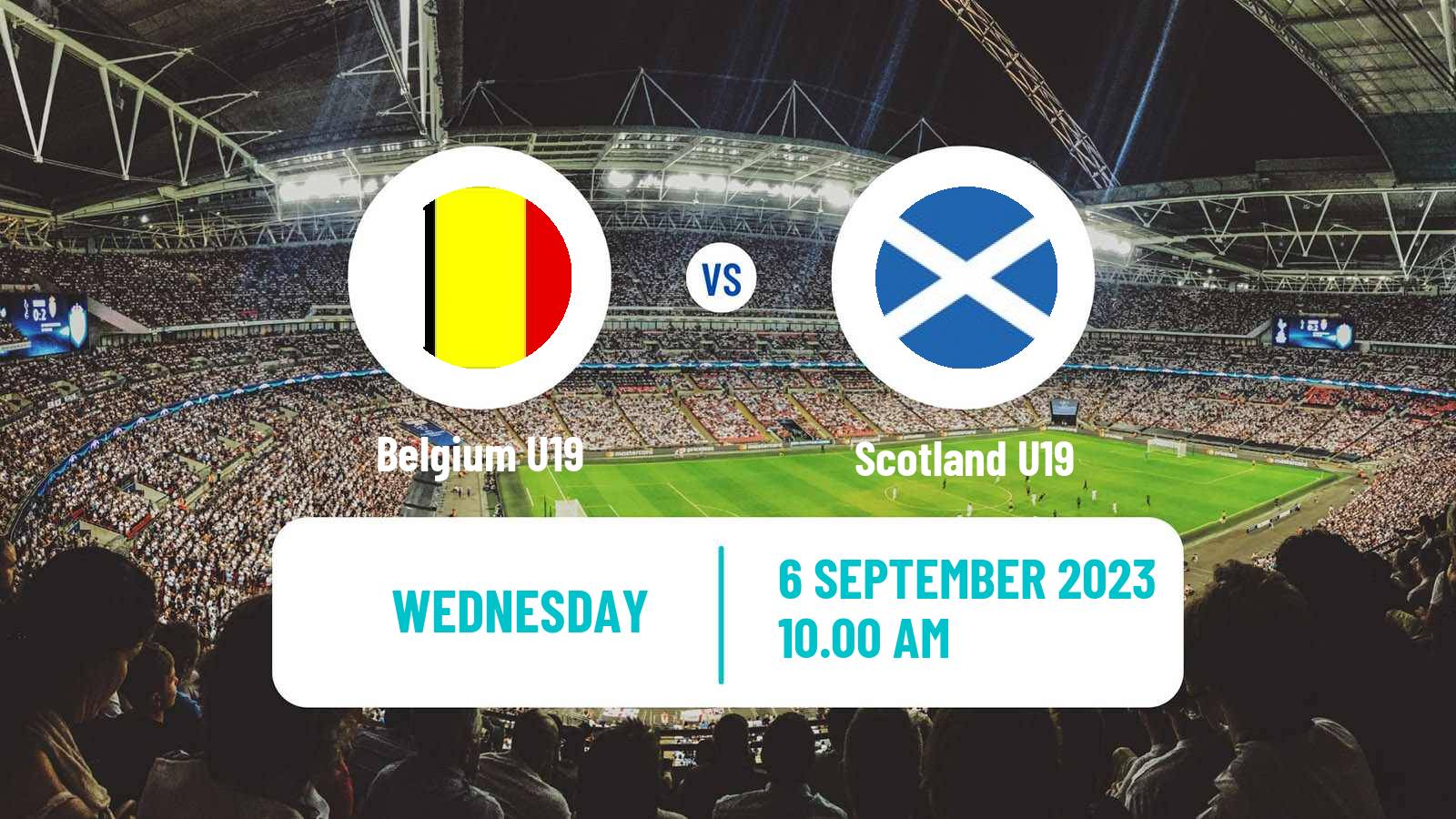 Soccer Friendly Belgium U19 - Scotland U19