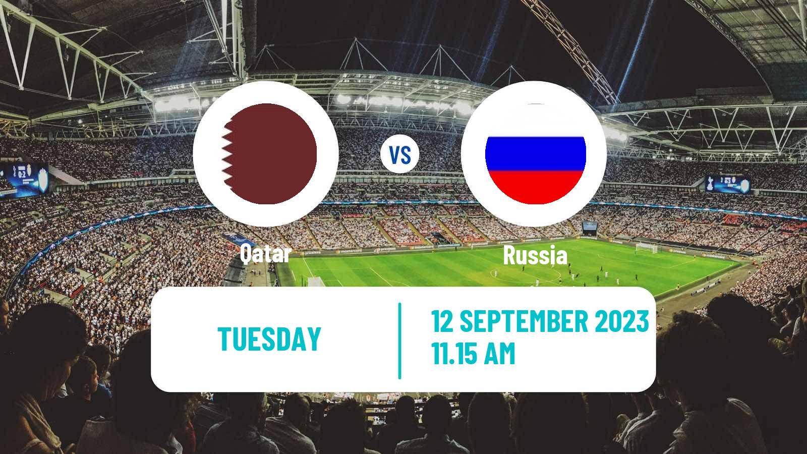 Soccer Friendly Qatar - Russia
