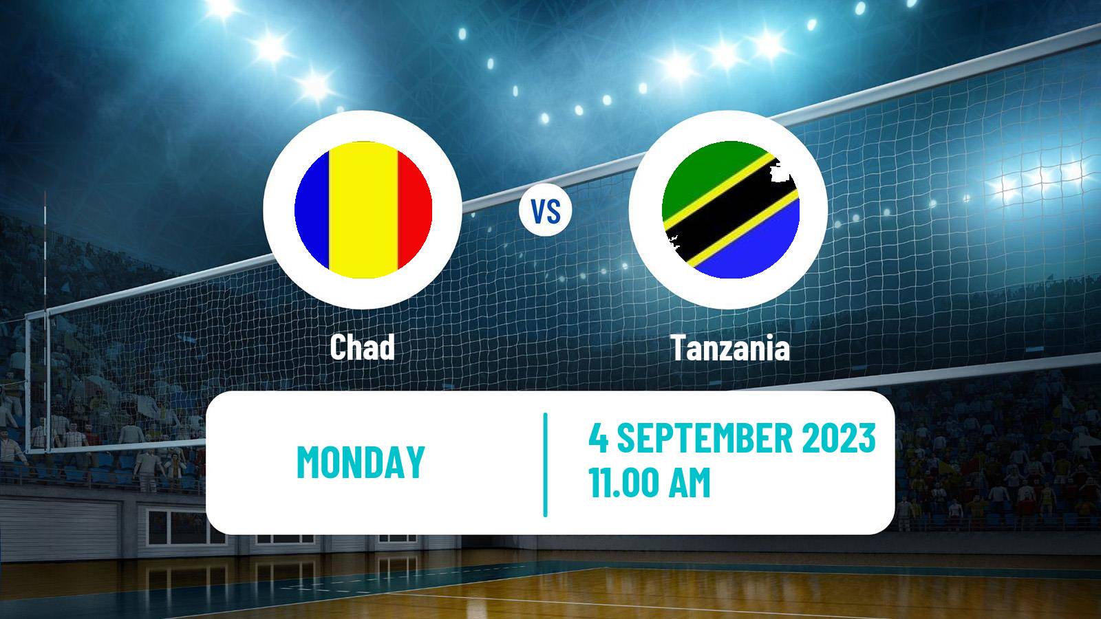 Volleyball African Championship Volleyball Chad - Tanzania