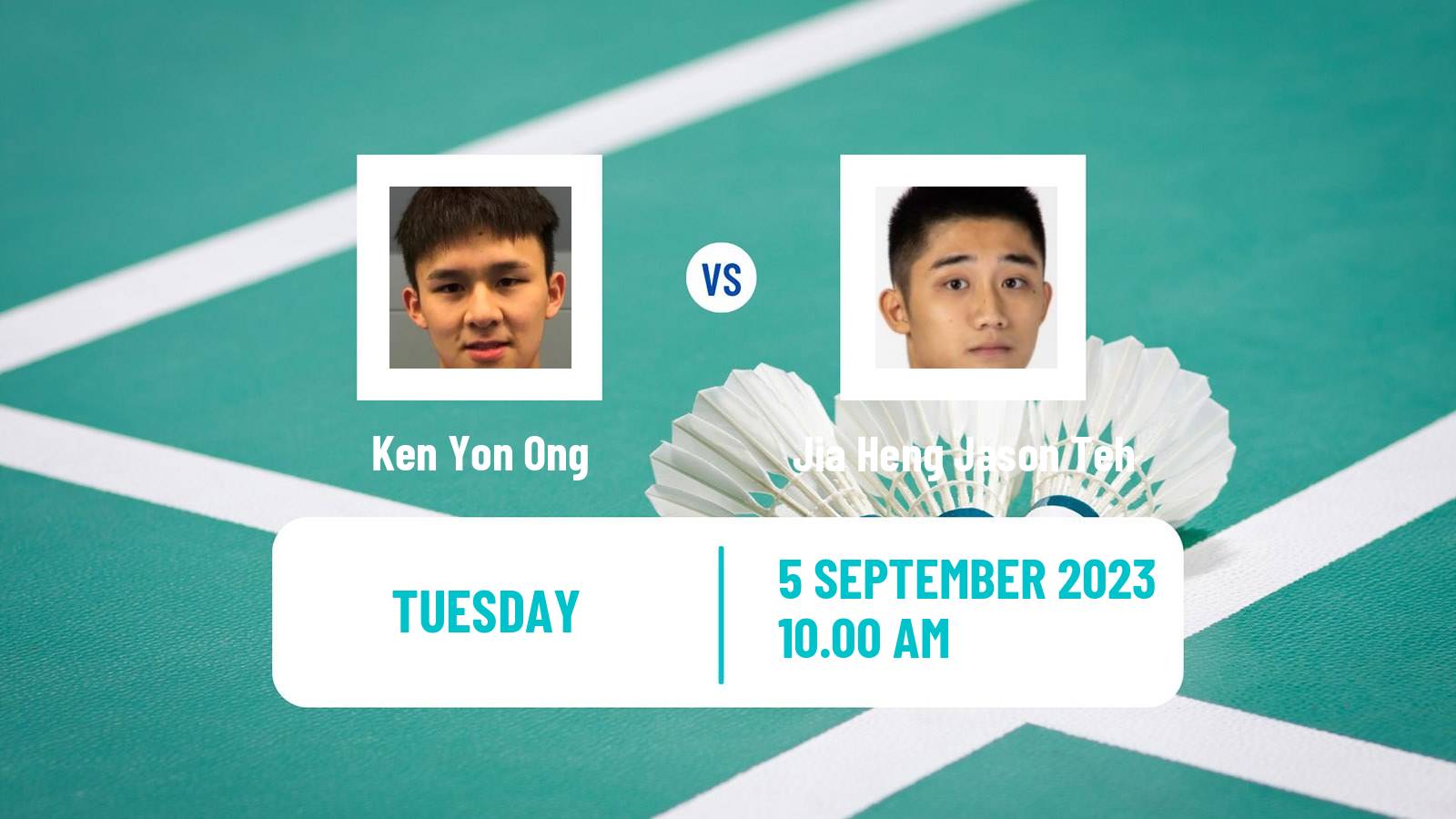 Badminton BWF World Tour Indonesia Masters 2 Men Ken Yon Ong - Jia Heng Jason Teh
