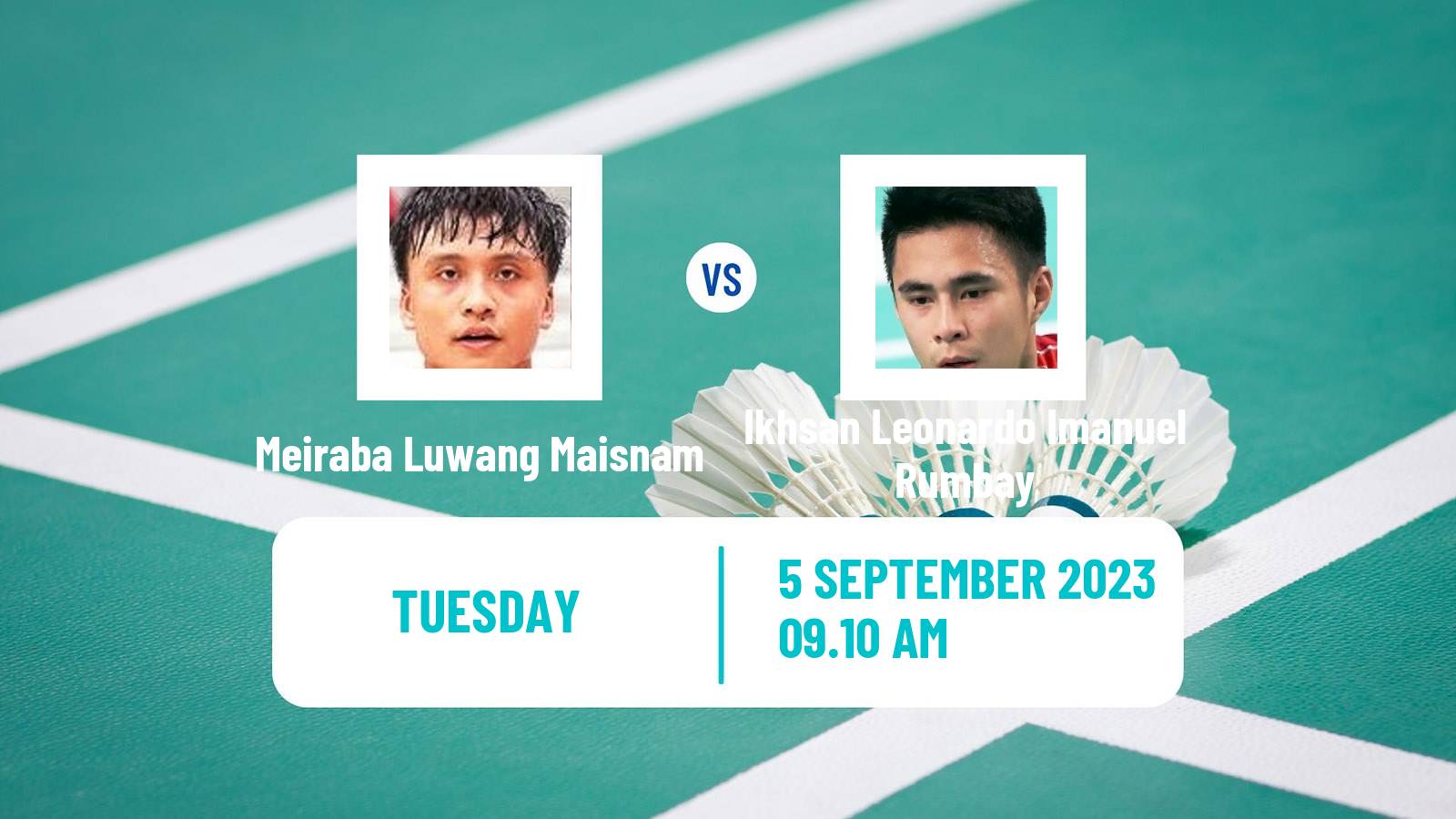 Badminton BWF World Tour Indonesia Masters 2 Men Meiraba Luwang Maisnam - Ikhsan Leonardo Imanuel Rumbay