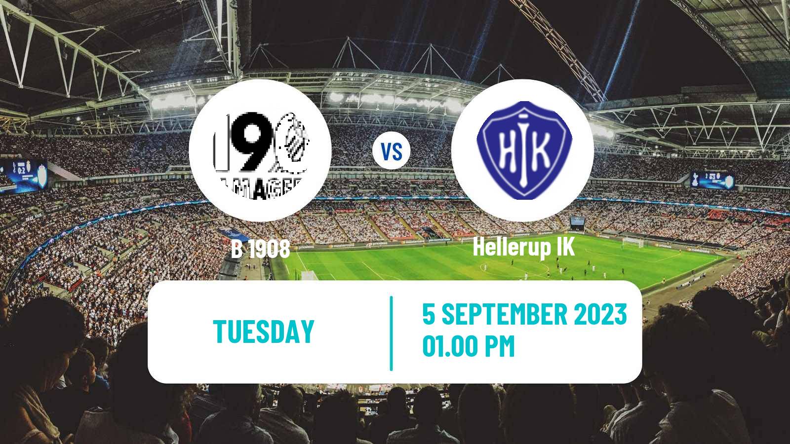 Soccer Danish Landspokal Cup B 1908 - Hellerup