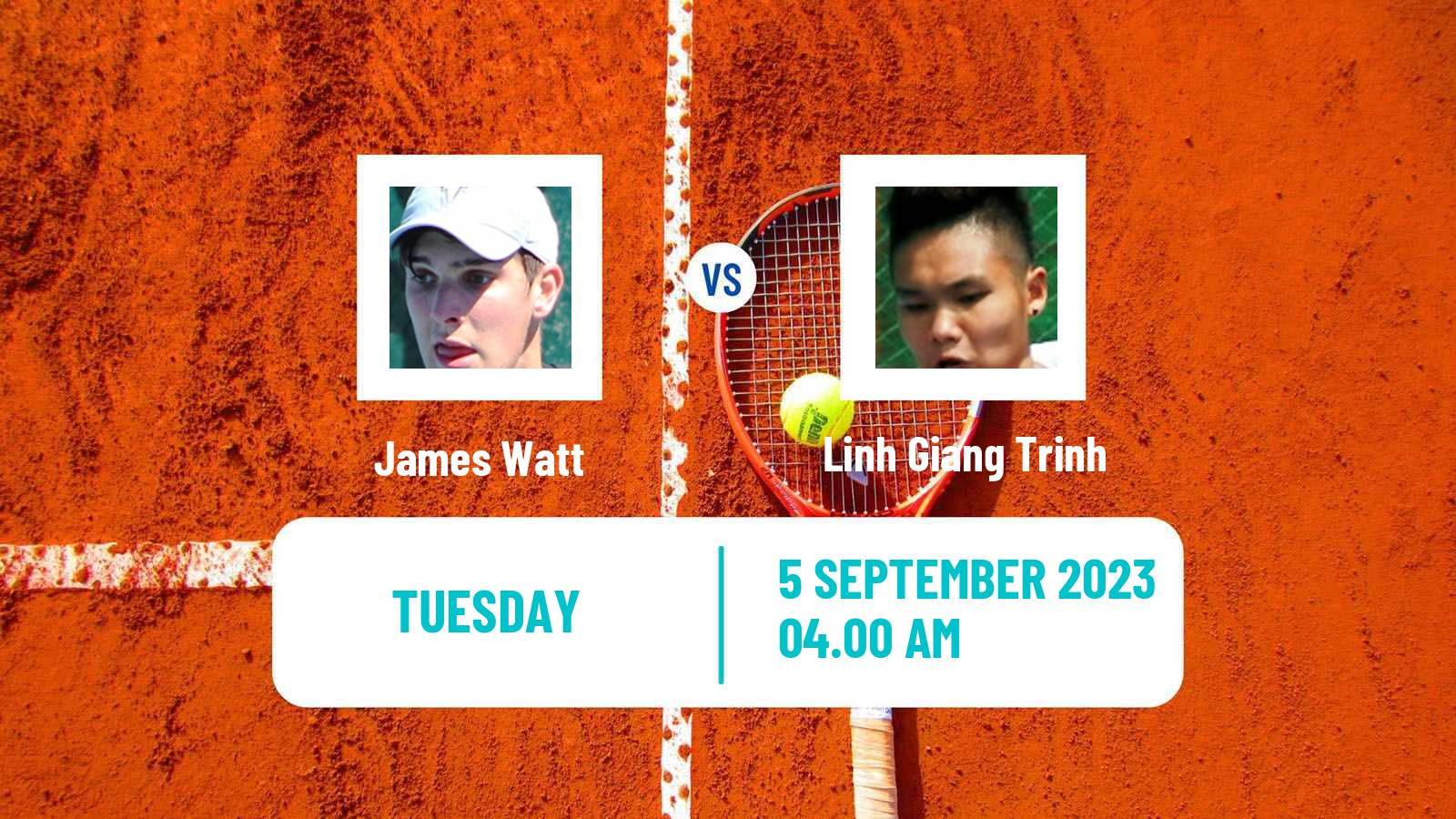 Tennis ITF M15 Nakhon Si Thammarat 8 Men James Watt - Linh Giang Trinh