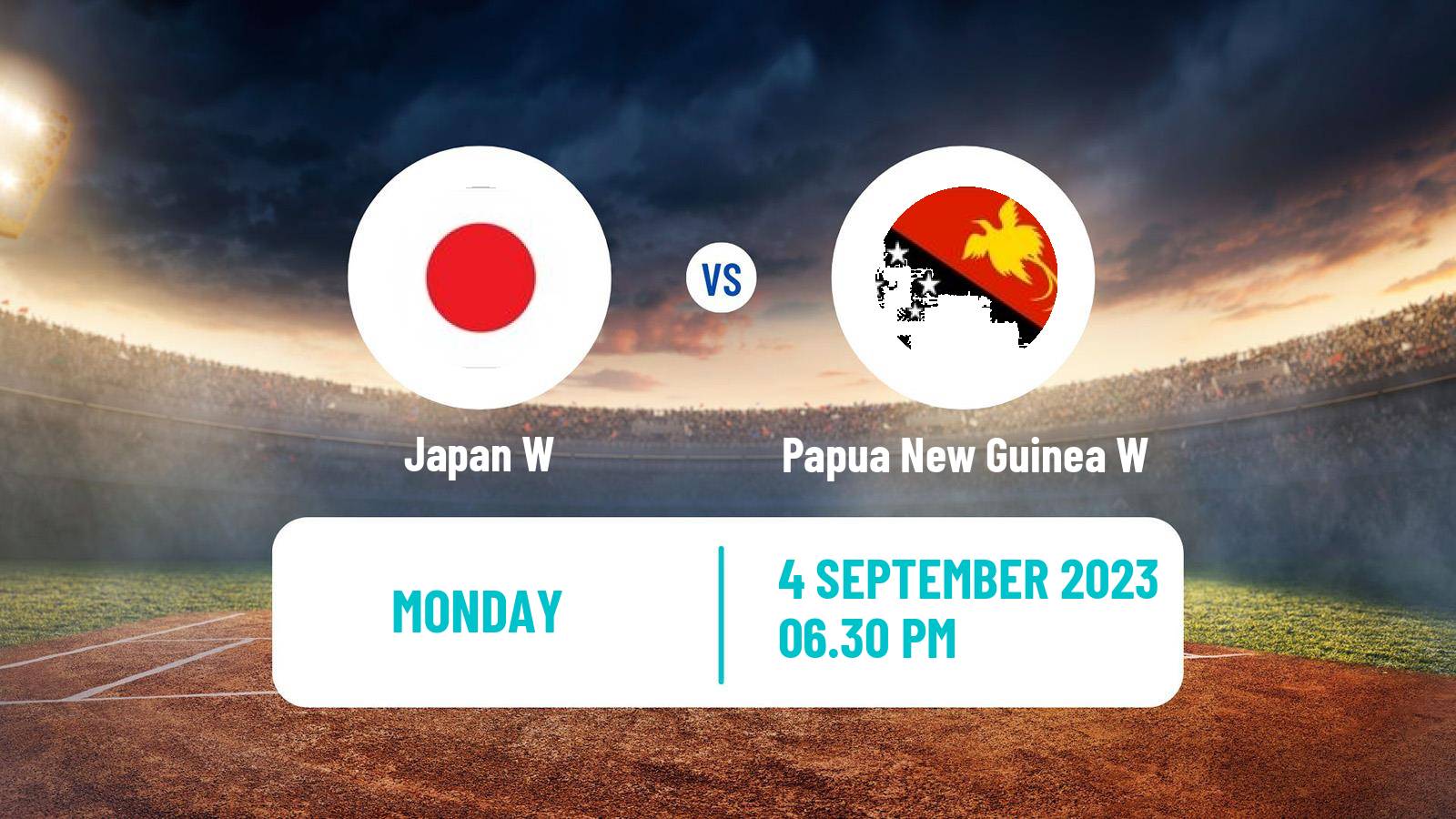 Cricket ICC World Twenty20 Women Japan W - Papua New Guinea W