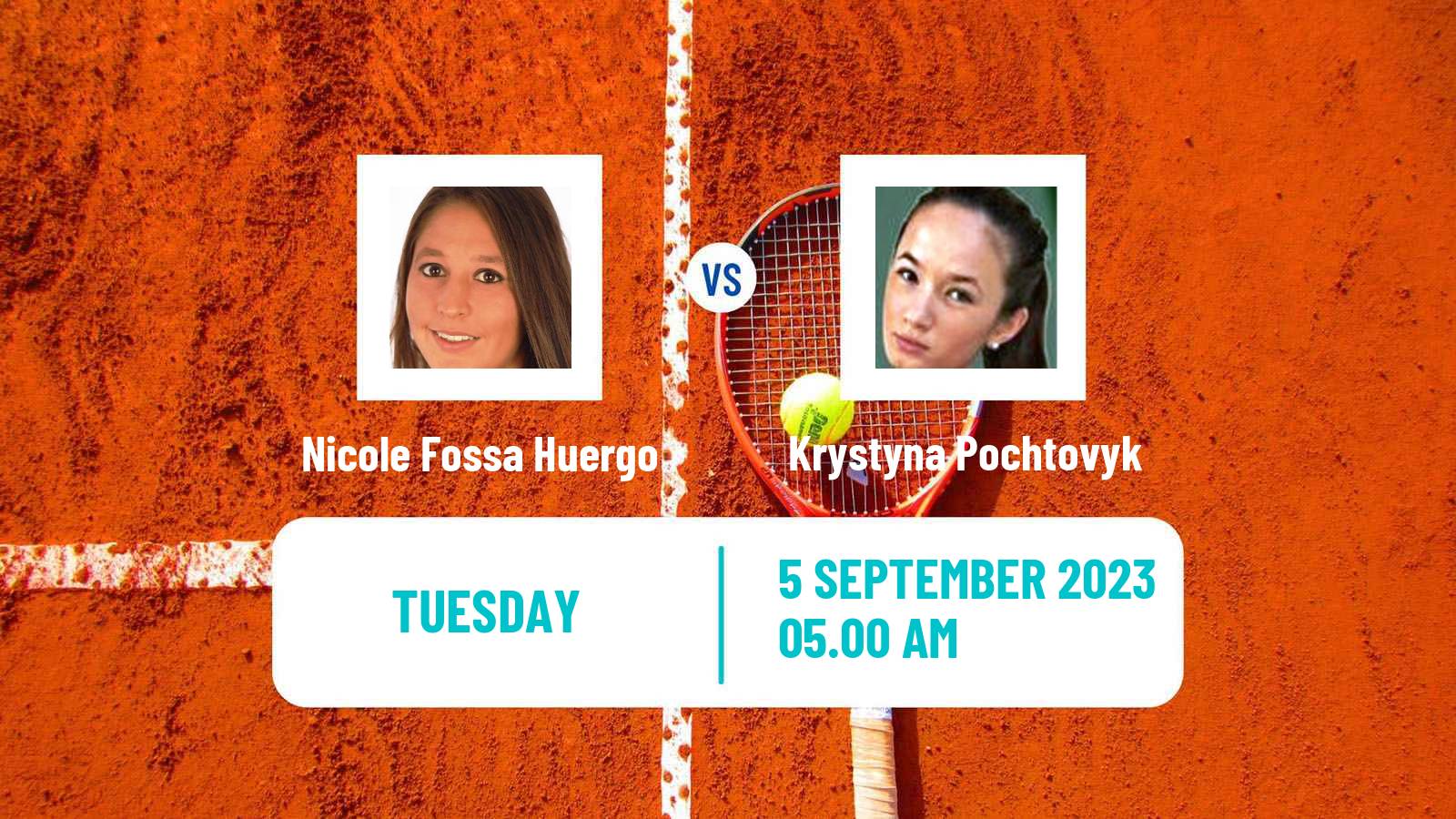 Tennis ITF W15 Buzau Women Nicole Fossa Huergo - Krystyna Pochtovyk