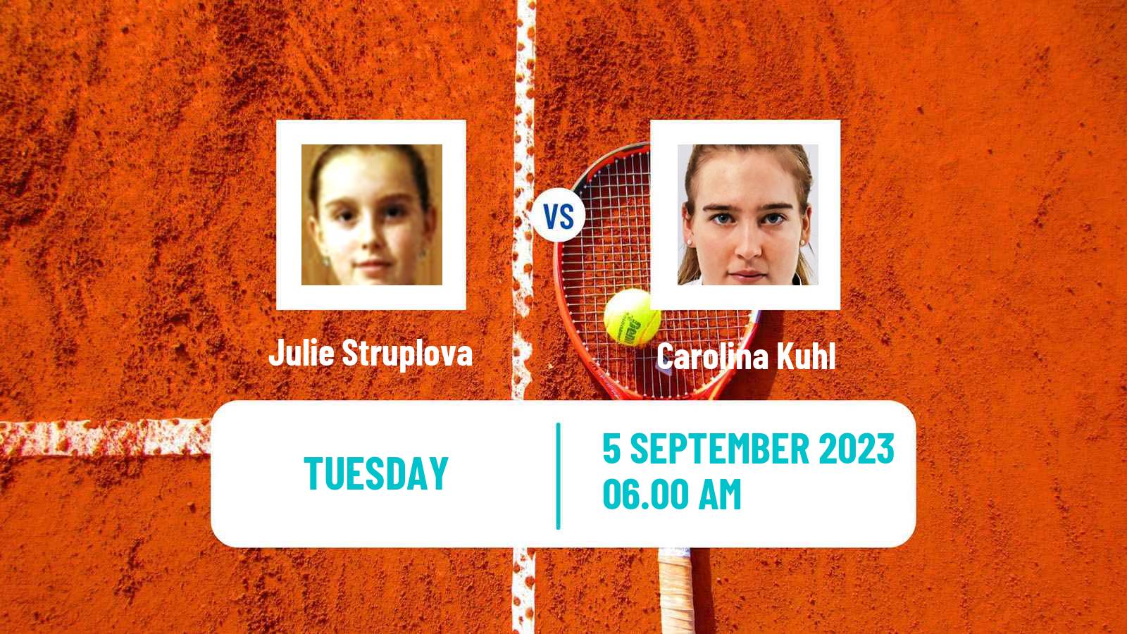 Tennis ITF W25 Frydek Mistek Women Julie Struplova - Carolina Kuhl